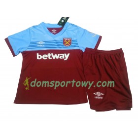 Koszulka West Ham United Dziecięcy Domowe Koszulki Piłkarskie 2019-2020 Krótki Rękaw